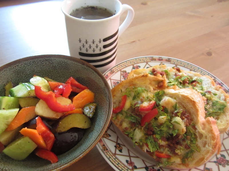 面包披萨的做法