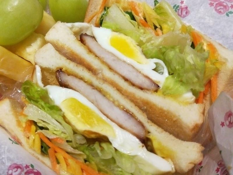 蜂蜜芥末里肌蔬菜三明治的做法