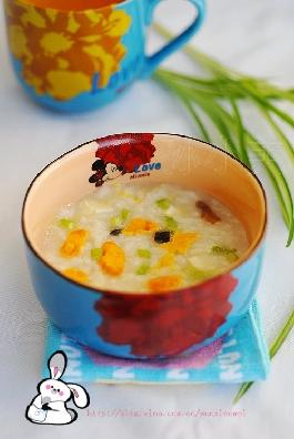 咸蛋粥的做法