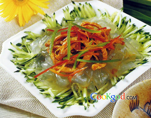 肉丝拉皮的做法