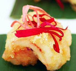 玫瑰金沙虾仁的做法