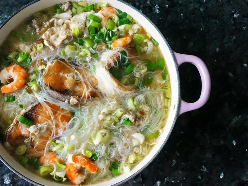 古早味乌鱼米粉的做法