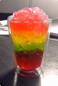 冰凉凉的夏日佳品:彩虹果冻的做法