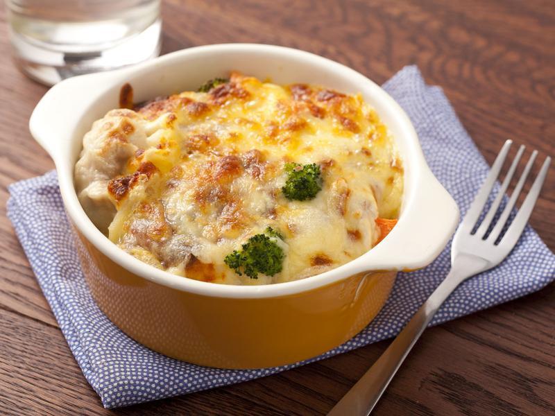 香浓好吃的焗烤水饺的做法