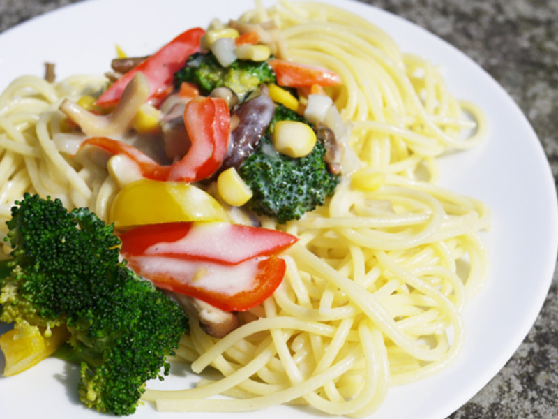 白酱奶油杏鲍菇义大利面 【露营卡式炉料理】的做法