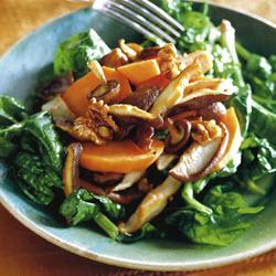 菠菜番薯香菇沙拉的做法