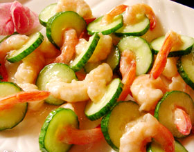 黄瓜炒子虾的做法
