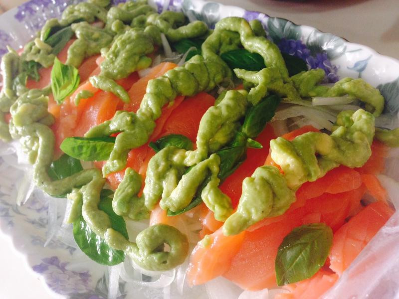 柠檬酪梨燻鲑鱼的做法