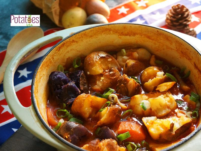 韩式风味汤马铃薯的做法