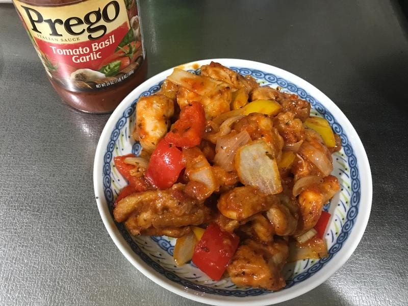 蕃茄萝勒大蒜糖醋鸡腿肉的做法