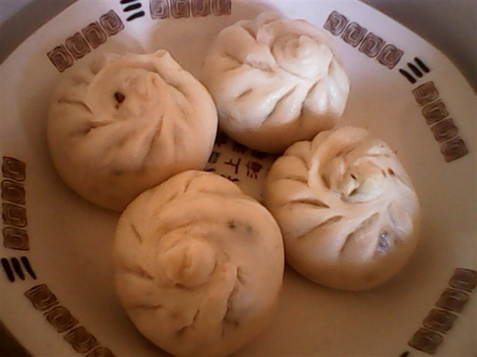 雪菜小包的做法