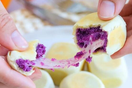 南锣马记紫薯仙豆糕的做法