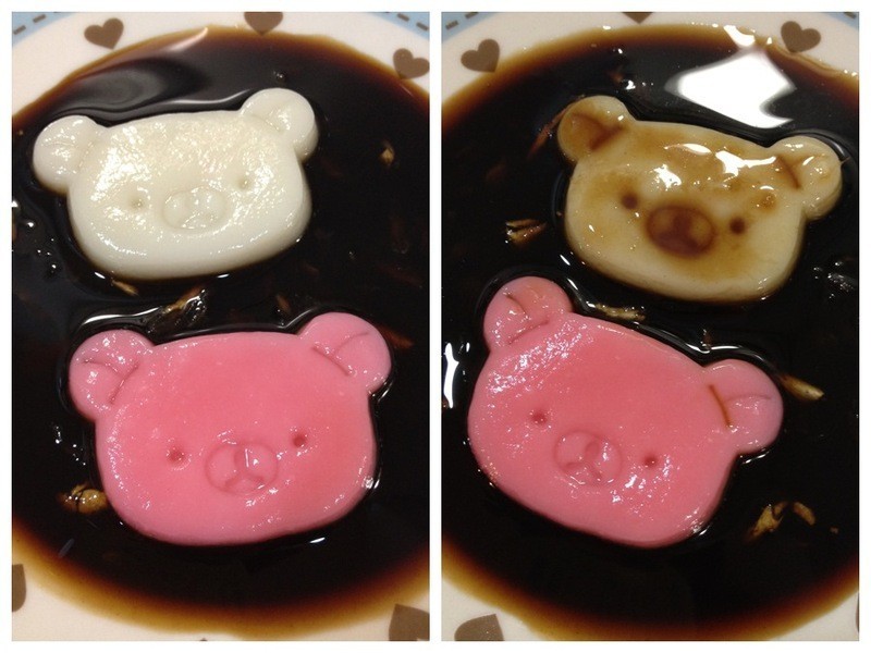 姜汁黑糖懒懒熊汤圆的做法