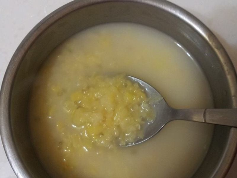 椰浆绿豆西米露的做法