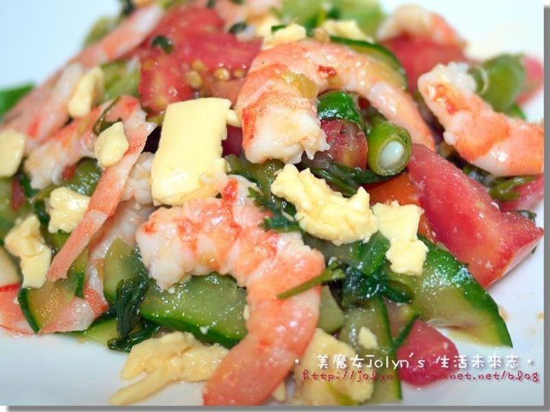 ?【「芝司乐」泰式凉拌鲜虾】酸辣好开胃~的做法