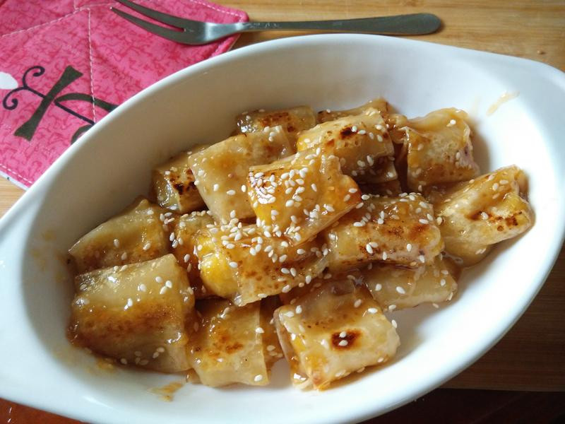 焦糖香蕉一口卷的做法