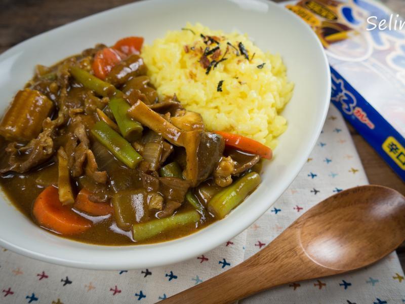 彩米羊肉咖哩饭的做法