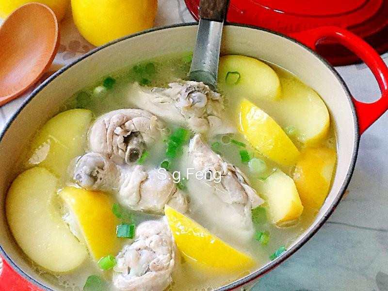 甜柠檬苹果鸡汤的做法