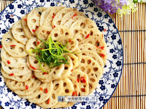 酸甜凉拌藕片的做法