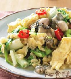 香葱炒牡蛎肉的做法