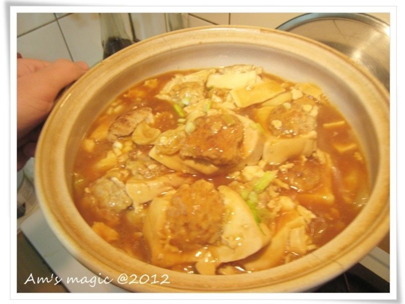 AM魔力~年菜系列6 白菜酿豆腐的做法