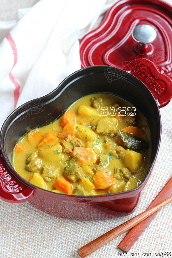 【咖喱牛腩】冬日简易暖身菜的做法