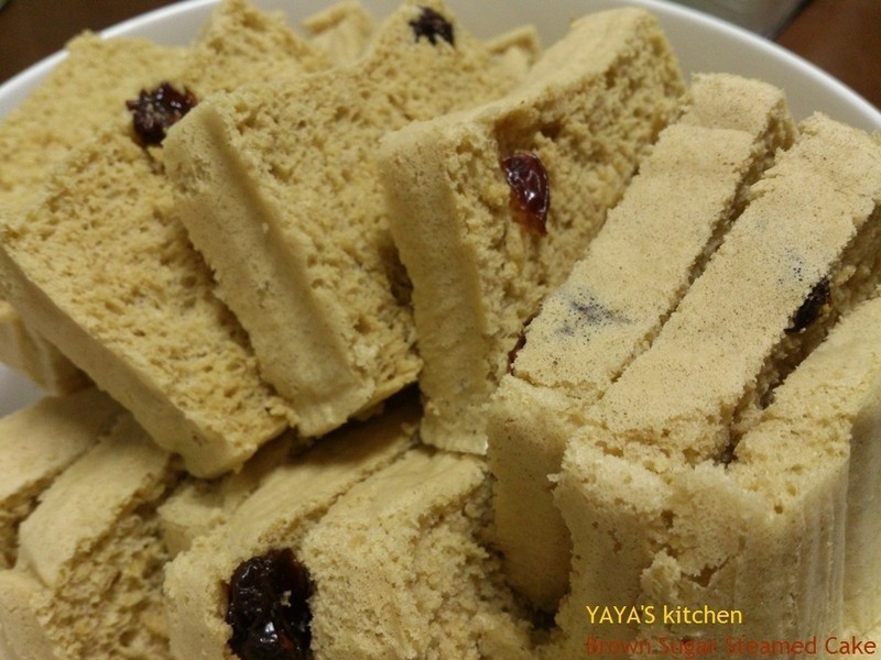 黑糖蒸蛋糕的做法