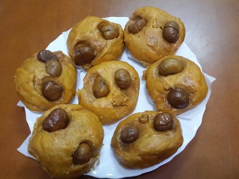 南瓜栗子黑糖馒头的做法