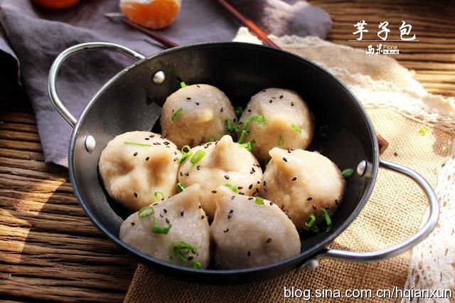 芋子做的客家美食——芋子包的做法