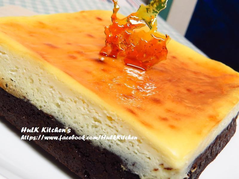 布朗尼乳酪双层蛋糕的做法