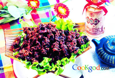 火燎鸡心的做法