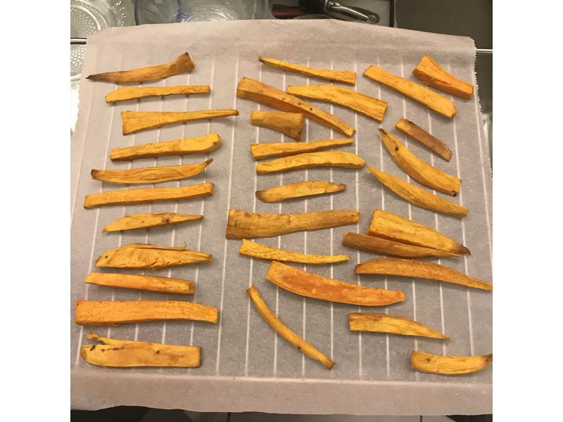 烤地瓜条的做法