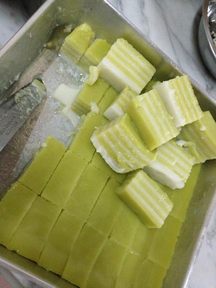 Pandan九層糕的做法