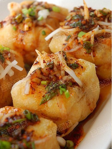 萝卜丝釀油豆腐的做法