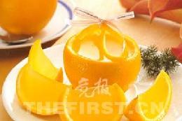 柳橙果皮冻的做法