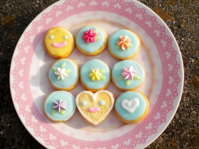 基础饼干 (奶油原味)-糖霜&巧克力应用的做法