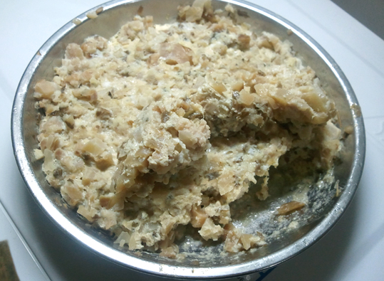 小孩开胃菜---大头菜蒸猪肉的做法