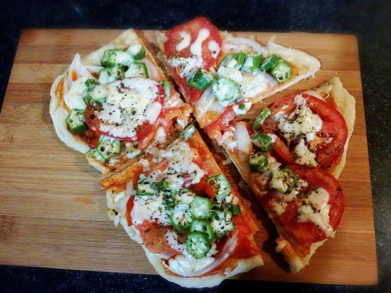 蔬食披萨 ~平底锅~的做法