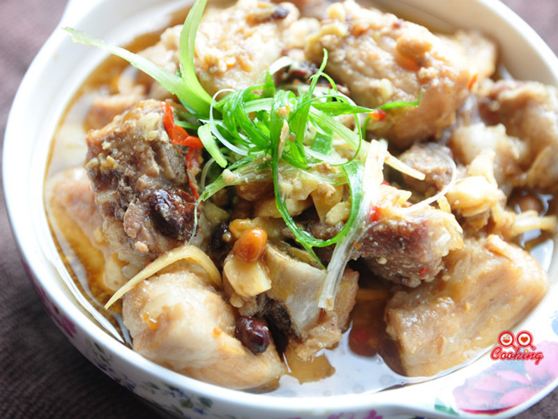 味噌豆鼓排骨的做法