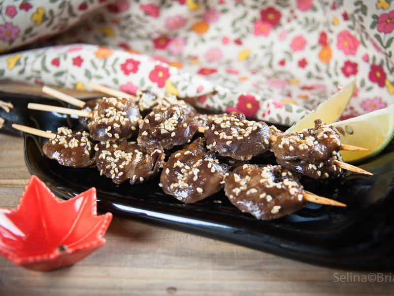 蒜香烤鸡心的做法