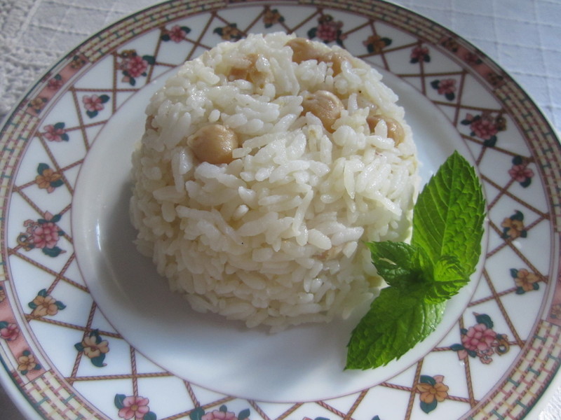 土式鸡豆鹅油炖饭的做法