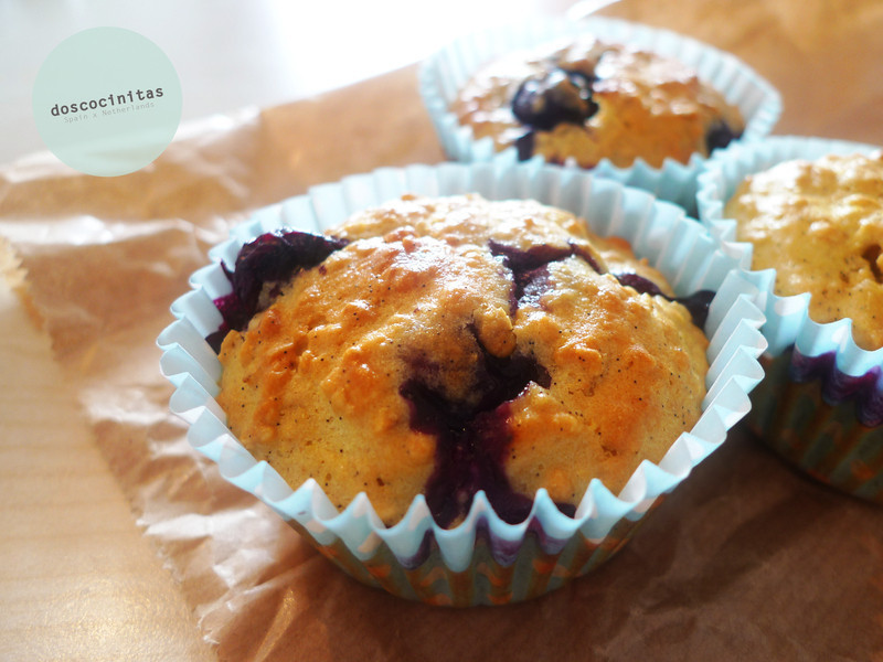 蓝莓燕麦优格玛芬的做法