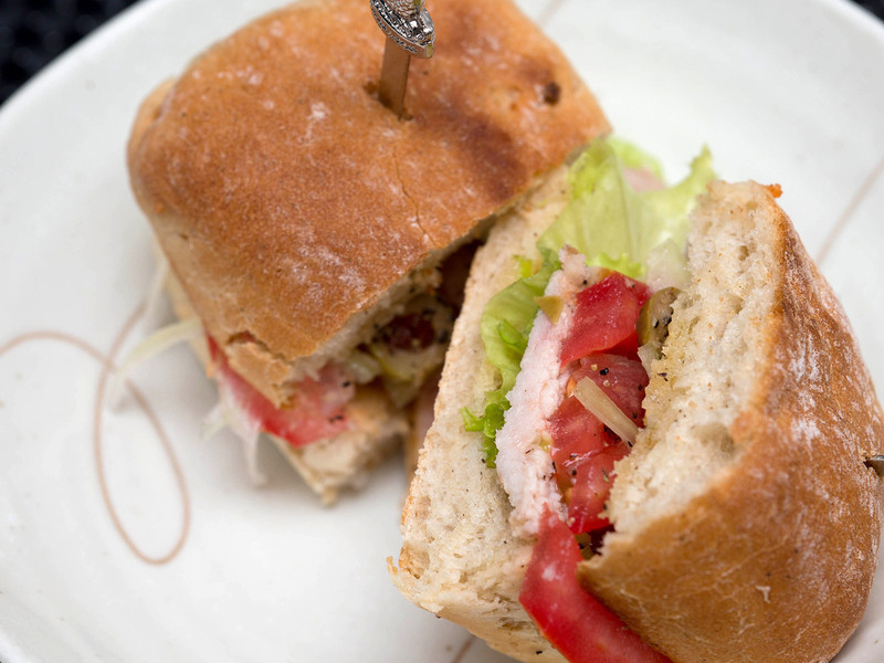 面包夹猪里肌的做法