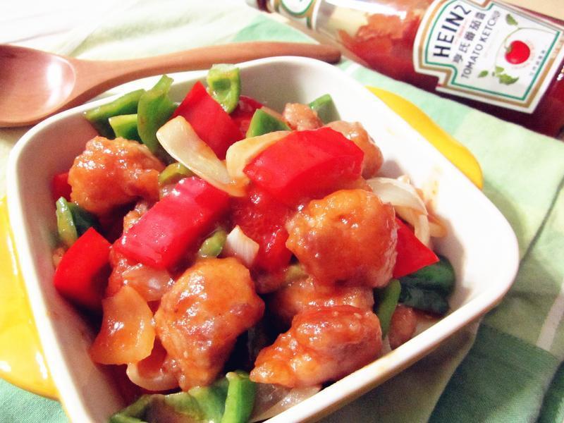 糖醋鸡块(低脂免炸)的做法