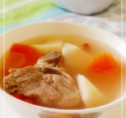 淮山萝卜猪骨汤的做法