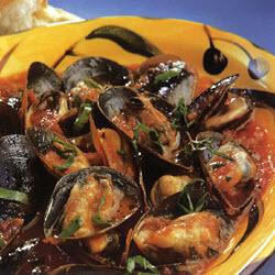 鲜茄焗淡菜的做法