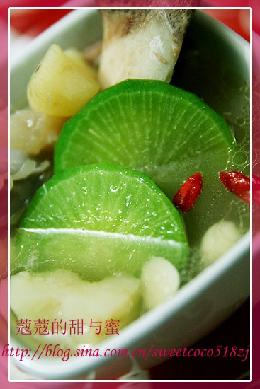 马蹄杏仁绿萝大骨汤的做法