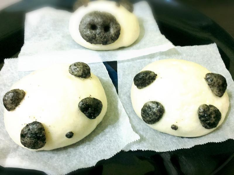 猫熊豆沙包的做法