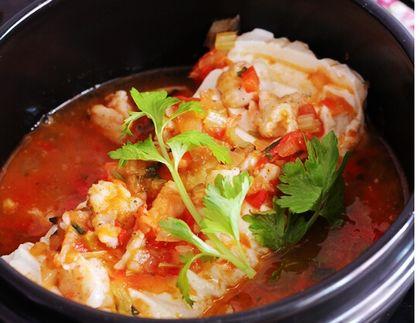 酸甜虾仁豆腐的做法