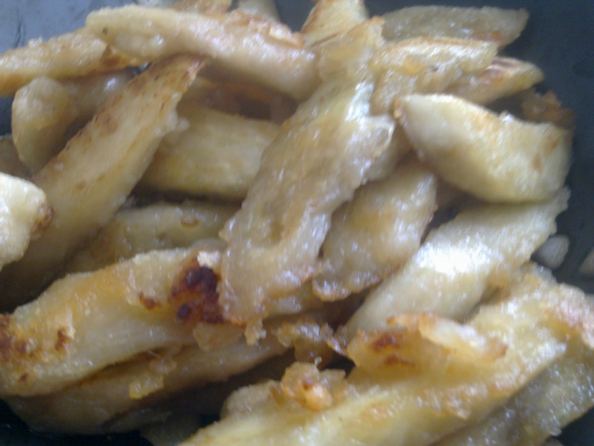 少油的脆煎茄子的做法